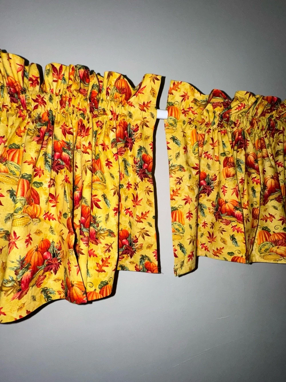 Set of 2 New!! Harvest Valances